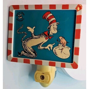 Vintage Dr. Seuss Night Light Cat Official Movie Merchandise Cat in the Hat